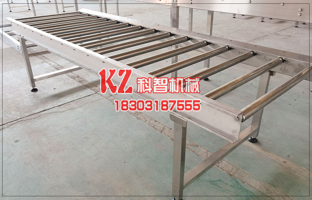 蛋托輸送無動(dòng)力滾筒輸送機(jī)裝配準(zhǔn)則